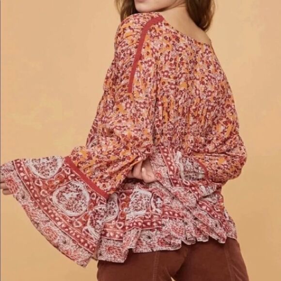 New Free people Lorraine Kimono tunic size XS - Picture 6 of 8